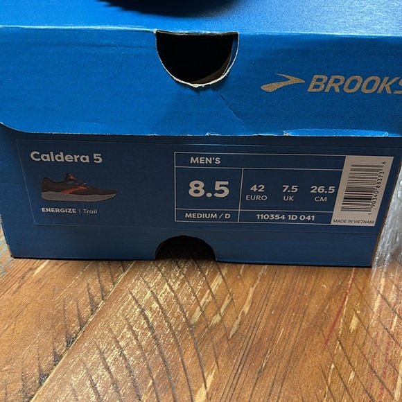 Brooks Caldera 5 Men’s 8.5 medium/D women'’s 10 trail run shoes - Picture 4 of 5